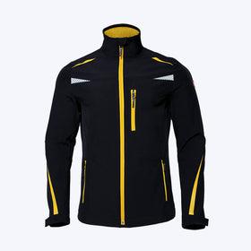 Kaufen anthrazit-sonnengelb SALE Herren Arbeits-Softshelljacke