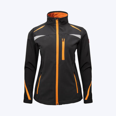 Kaufen anthrazit-orange SALE Damen-Softshelljacke